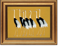 Gold Framed Vintage Wall Art for Living Room