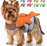 Dog Life Vest , Easy on & off Sports Style Dog Life Jacket with Adjustable Nylon Straps