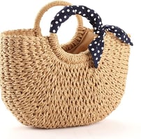 Summer Beach bag,Handmade Large Straw Tote Bag Womens Handbag
