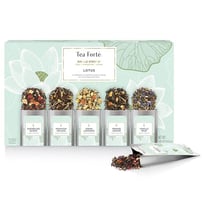 Tea Forte Single Steeps Loose Leaf Lotus Tea Sampler