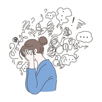 Woman's Mental Clutter