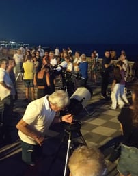Livornesi appassionati all'osservazione astronomica