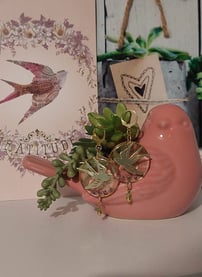 bijoux fleurs boucles d'oreilles oiseaux printemps