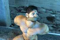 artistic nude male in peril