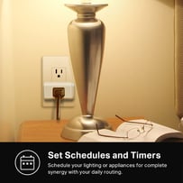 Kasa EP25P2 smart plug powering a home appliance