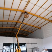 Rénovation lampadaire bureau Blida 