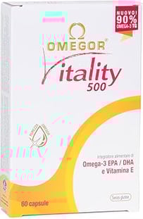 Boîte de complément alimentaire Omega 3 OMEGOR 