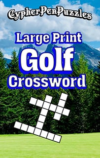 Cypher Pen Puzzles Golf Crossword puzzle cover