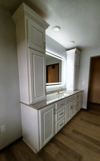 Custom White Vanity