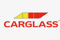 a car glass logo with the word car glass