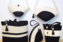 a collection of handmade handmade bags and purses