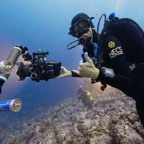 underwater cameraman