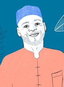 Portrait illustré de mon ami Nike
