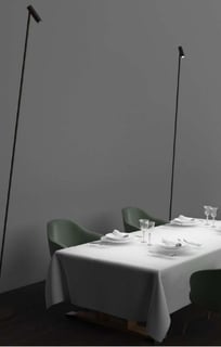 iluminacion foco restaurante