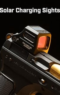 HOLOSUN HE510C-GR / HS510C Multi-Reticle 2 MOA Dot & 65 MOA Circle Open Reflex Sight for Long Guns -
