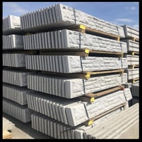 stackwall modular concrete fence system yard stock