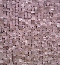 Pedra Mosaico Português Vermelho