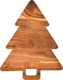 Christmas Tree Shaped Wood Cutting Board for kitchen