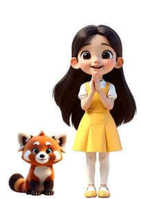 Kid and animal mascots named Sora & Sky