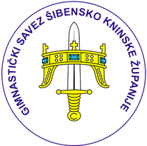 Gimnastički savez Šibensko-kninske županije logo