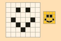 Nanogram puzzle smiley face 