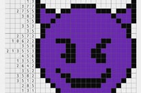 Nanogram Puzzle Devil Emoji 
