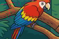 Picture Swap Puzzle Parrot 