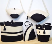 a collection of handmade handmade bags and purses
