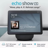 Amazon Echo Show 10- 10.1" HD smart display with motion, premium sound and Alexa
