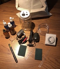 Our "Super Kit" small-particle colloidal silver production kit