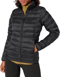 Women's lightweight, foldable, waterproof jacket with sleeves
