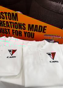 Printed polos with company logo, polos estampadas con tu logotipo de negocio