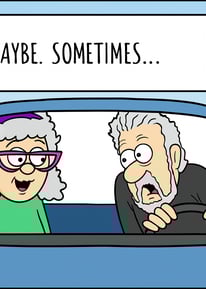 Deni and Earl “Road Trip” nearly every day, praying for souls as they go.