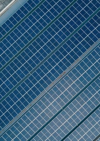 Solar panels on a roof