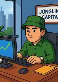 Nachhaltiges Bürogebäude der Hustensaft Jüngling Holding mit begrüntem Dach und Solarfassade bei Tageslicht.