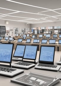 A smartphone screen displays a collection of Microsoft Office and associated applications, including icons for Outlook, Excel, Word, PowerPoint, OneNote, Microsoft Stream, SharePoint, and Teams. The apps are organized in a grid pattern with each icon being easily recognizable by its distinct color and design.