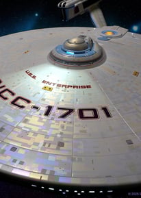Star Trek U.S.S. Enterprise Refit as seen in Star Trek-The Motion Picture.