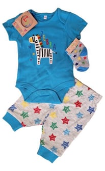 Organic cotton unisex-3-piece-outfit-for-baby-girl-or-baby-boy-by-lily-jack