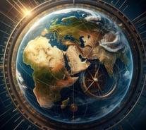 Un globe terrestre