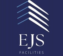 logomarca com fundo azul da empresa