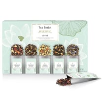Tea Forte Single Steeps Loose Leaf Lotus Tea Sampler