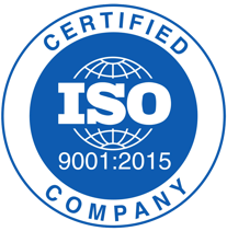 ISO 9001:2015 certification for quality management at MTG Acoustics.