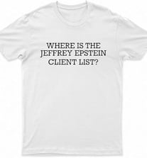 epstein list tshirt