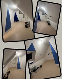 Différents point de vue de la chambre avant travaux