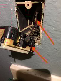 GFCI Outlet lit on fire