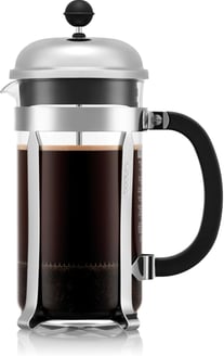 a french press coffee maker
