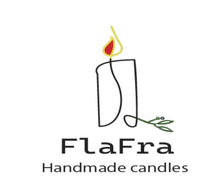 FlaFra - Recordação portuguesa vela decorativa festa amào ispirada no Galo de Barcelos logo