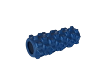 Donker blauw RumbleRoller Gestructureerde foam roller