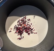 ganache montee a l'hibiscus