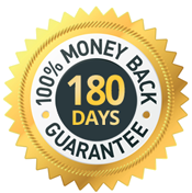 Glucostra 180-Day Money-Back Guarantee Badge – Risk-Free Purchase Protection